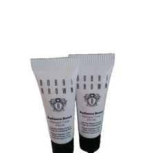 Bobbi Brown Radiance Boost Walnut Grain Orange Oil Exfoliating Mask .10oz x2 New