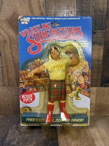 ROWDY RODDY PIPER LJN 1985 Vintage MOC WWF Superst...