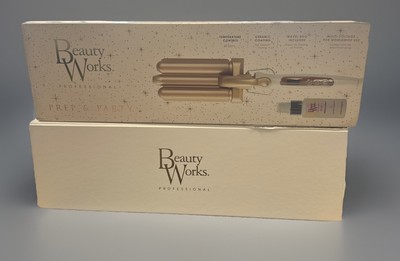 Beauty Works X Molly-Mae Keramik Locken Set - Rosa - Top Zustand Verpackt