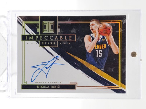 NIKOLA JOKIC 2021-22 IMPECCABLE STARS AUTO BLACK BOX 1/1 #ST-NJK Q5966
