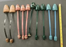 Vtg Lady’s Wood/metal Shoe Stretchers/keepers From 1940/1950, 5 Sets