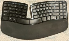 Microsoft Sculpt Ergonomic Desktop Keyboard 1559 WITH Dongle Tested Working READ