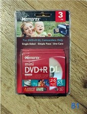 Memorex 3 PK of Mini DVD R DL - Sealed