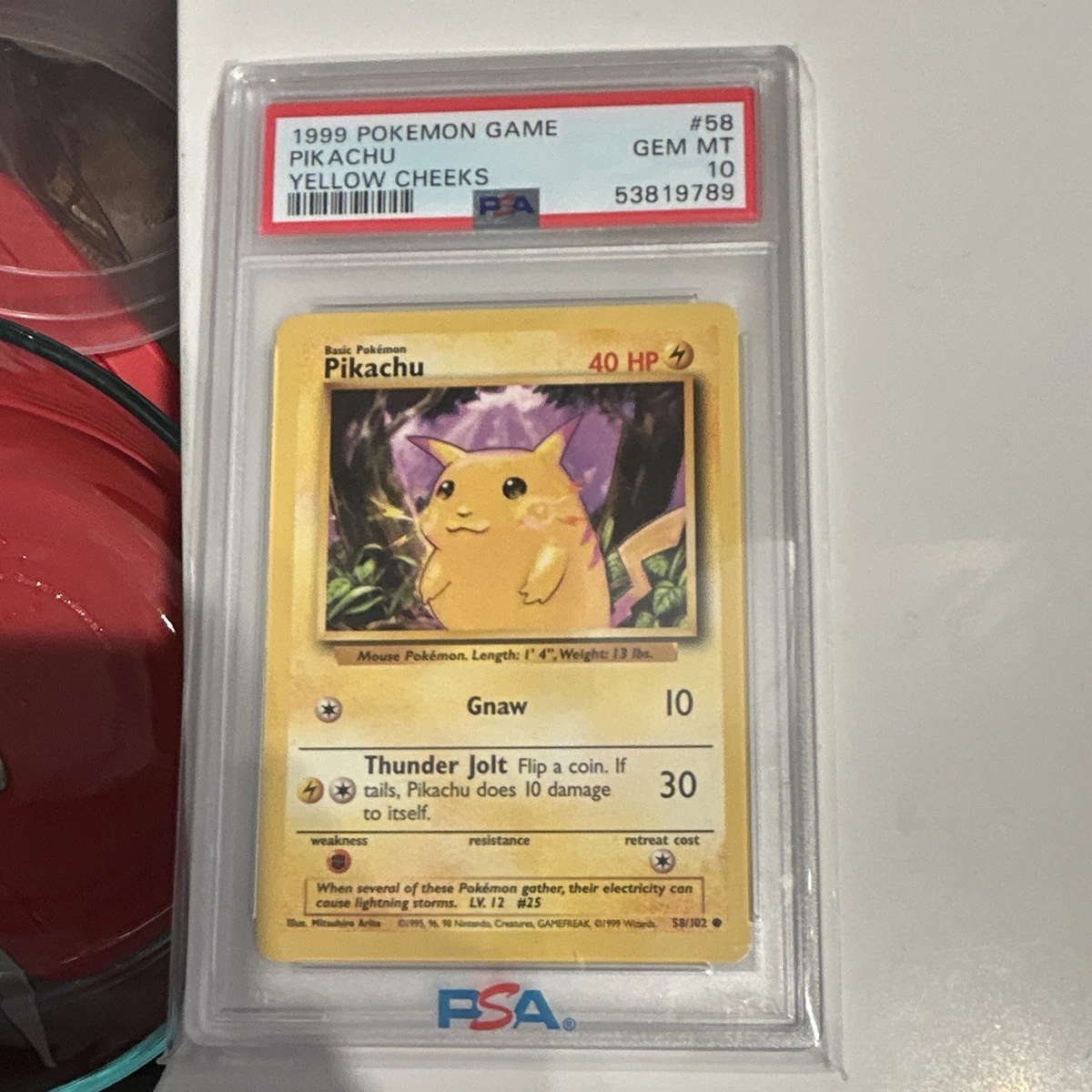 Pokémon TCG Professional Sports Authenticator (PSA) Base Set Grade