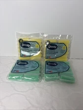 GOODY 10 Count Yellow Green Foam Rollers Hair Curlers 2000 New 4 packs 40 Total