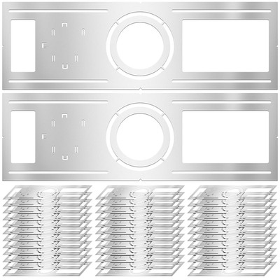 LED Recessed Lighting Mounting Plate Kit, 36PC, 4-6 Inch Steel Bracket