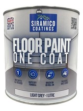 Floor Paint - Waterbased - 1 Litres - Greys, Black, White