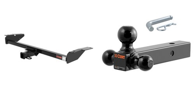 #ad CURT Trailer Hitch 2in Receiver Class 3 w Multi Ball Mount Tow Package 13707 $352.99