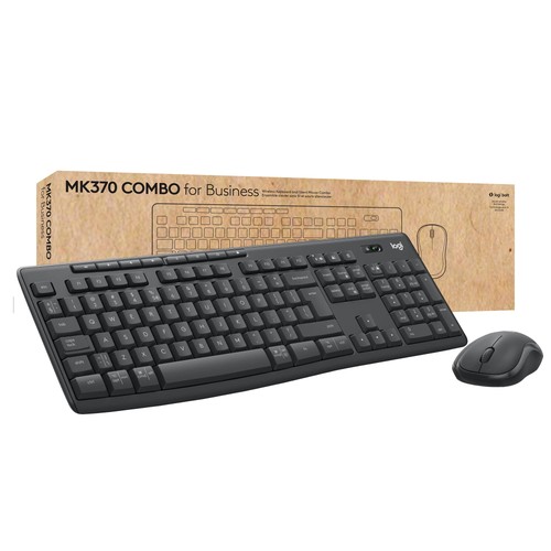 Logitech MK370 Combo for Business, Full-Size Wireless Keyboard and Wireless Mous - 第 1/10 張圖片