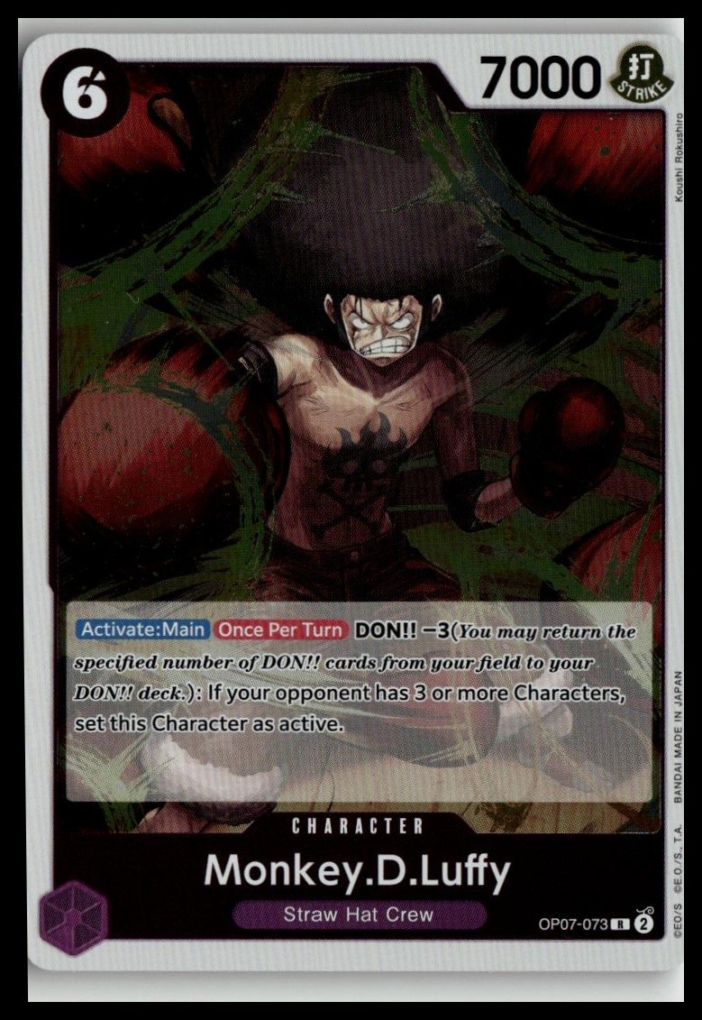 500 Years in the Future #OP07-073 Monkey.D.Luffy (073) | eBay