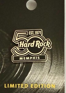 Hard Rock Cafe Memphis 50th Anniversary Core Logo Series Pin
