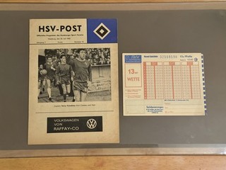 Hamburg v Chelsea 1965/66 Pre Season Friendly Official Football Programme