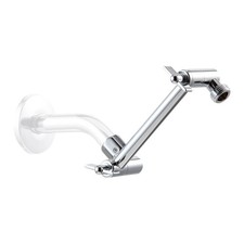 Shower Head Extension Arm 6 inch Adjustable Height Angle Shower Arm Durable