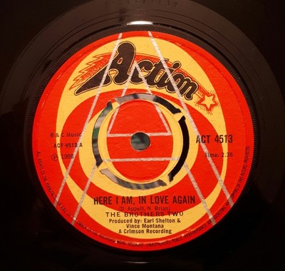 The Brothers Two - Here I Am In Love Again / I'm Tired Of You Baby, 7'', (Vinyl)