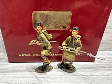 W Britain WWI British 42nd Black Watch Highlanders Advancing Set 17898 54mm