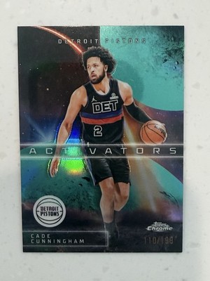 Topps Chrome 2026 Cade Cunningham AC-8 Activators Insert /199 Detroit Pistons
