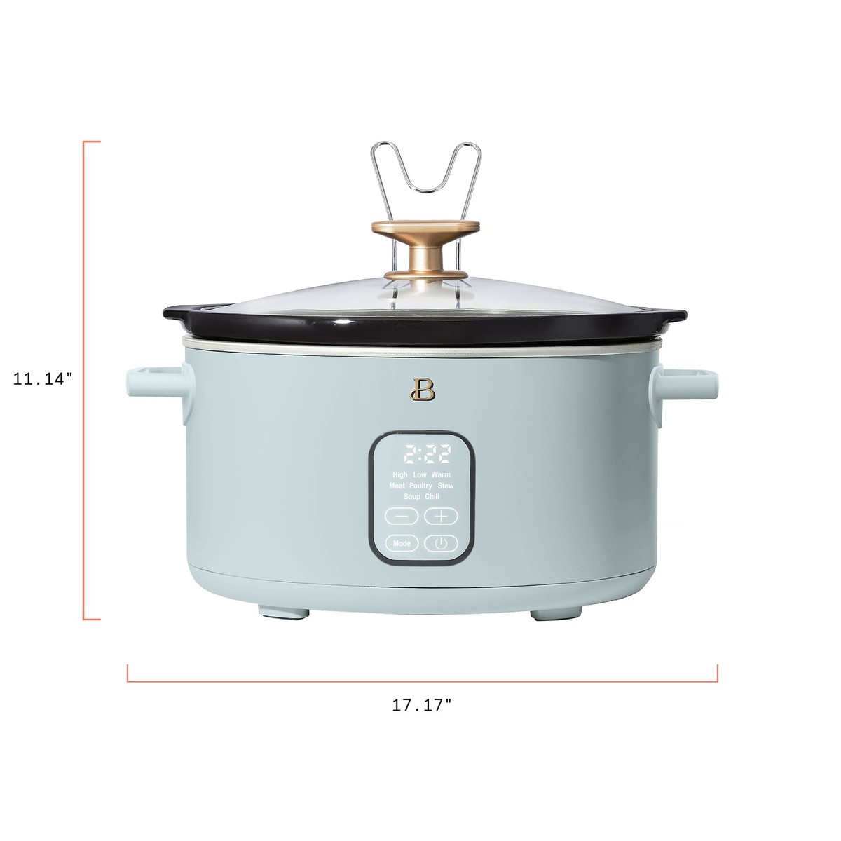 6 Qt Programmable Slow Cooker Hydrangea by Drew Barrymore | eBay