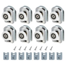 8Pcs 23mm Single Shower Door Rollers Copper B...
