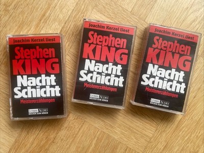 Stephen King * Hörspiel 3xMC Kassette: Nachtschicht * Manchmal kommen sie wieder