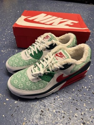 Nike Air Max 90 Christmas Sweater Size 12.5 Brand New DS Mens Shoes 2020