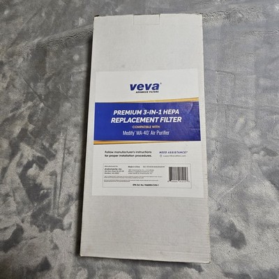 VEVA MA-40 Replacement Filter 3-in-1 HEPA Compatible Medify Air Purifier