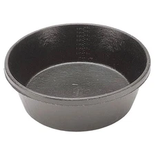 Fortex/Fortiflex CR850 Utility Tub, 15 gal, 26 in Dia X 9-1/2 in H, Rubber