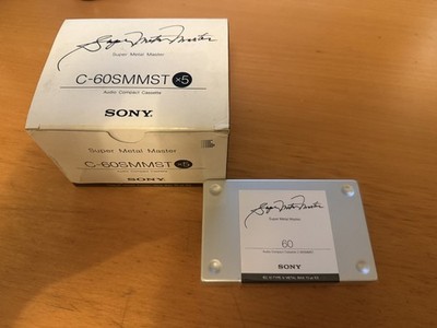SONY C-60SMMST Super Metal Master 60 Min Type 4 Blank Tape Factory Sealed