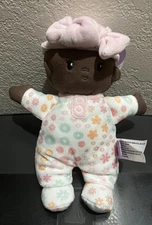 Gigglescape Giggle Scape Plush Baby Doll Girl Floral Soft Lovey Pink