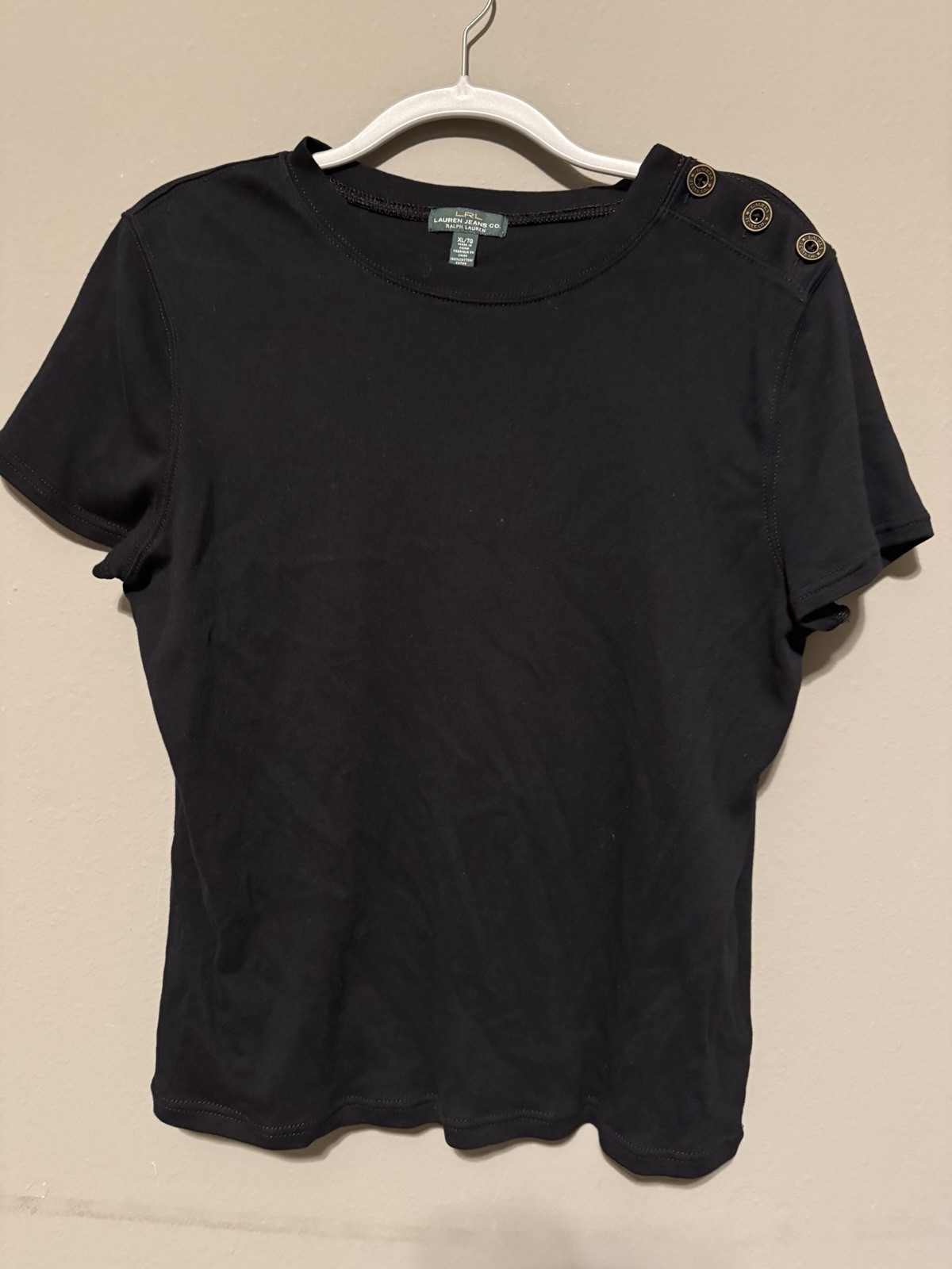 Lauren by Ralph Lauren women’s  top Xl Black