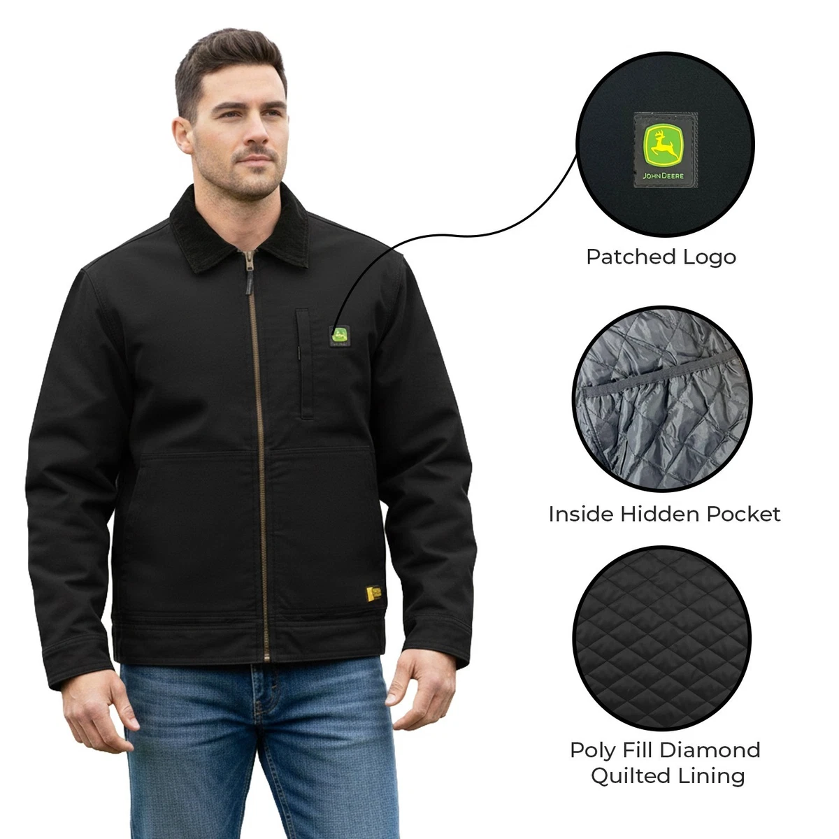 Veste hiver John Deere • JARDIMAN