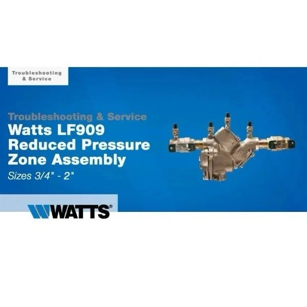 Watts LF009-QT-FS 1/2" Reduced Pressure Zone Assembly - 88004110 - Image 2 of 4