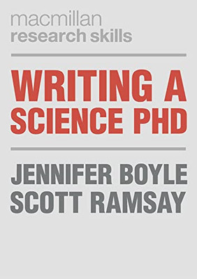 Writing a Science PhD (Macmillan Research Skills) - Paperback / softback NEW Boy