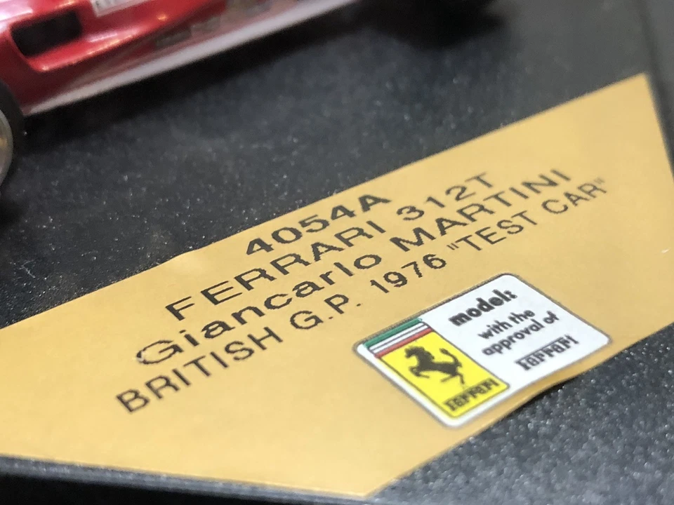 Quartzo #4054A Formula 1 Ferrari 312T Giancarlo Martini British GP 1976 - 1:43 - Image 4 of 4