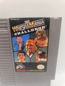 WWF WrestleMania Challenge (Nintendo NES, 1985 Video Game Tested Clean 