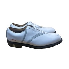 Foot Joy Opti Flex2 Golf Shoes Sz 12 M Classic White With Gray Trim UNLV REBELS