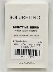 Soluretinol Advanced Wrinkle Serum: Skin Renewing Day & Night System Exp 12/2028