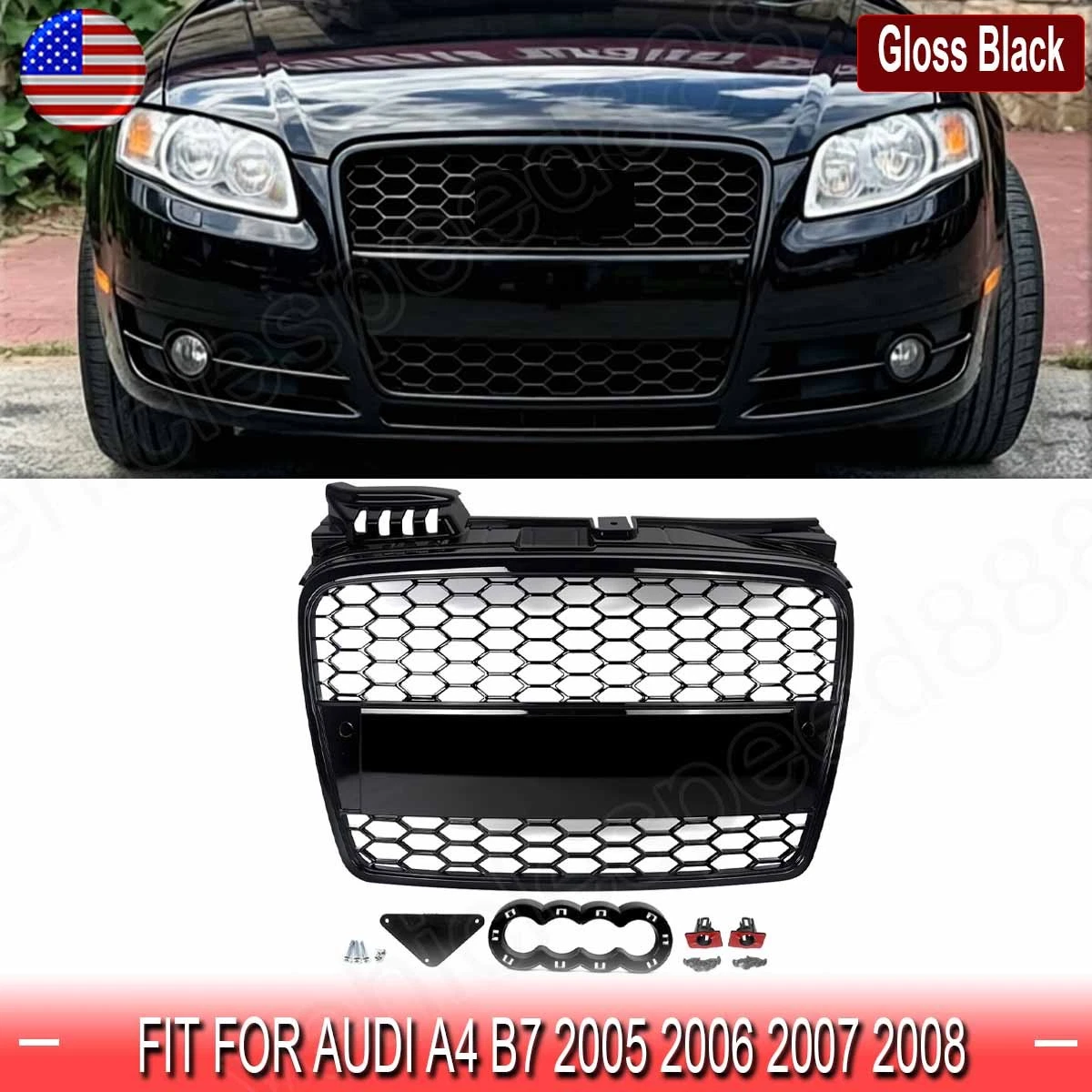 Audi RS4 B7 フロントバンパーグリル 左右 Exterior Parts for Audi RS4 for sale | eBay
