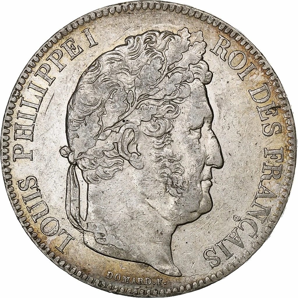 フランス　5フラン銀貨　1839年銘　ルイ・フィリップ治世下　本物保証 1839 Year French Coins for sale | eBay