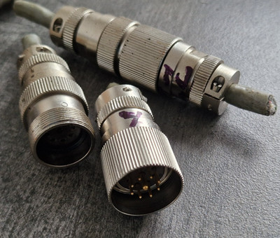 2x LAPP Epic Circular Connector ZYLIN R2,5 Industriestecker male/female 9pin