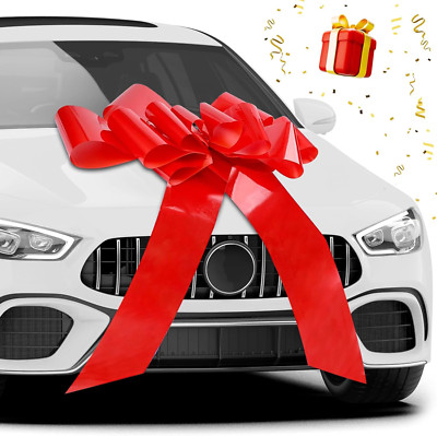 Große Autoschleife, Riesen Geschenkschleife 76 Cm / 30 Zoll, Wiederverwendbar Gr