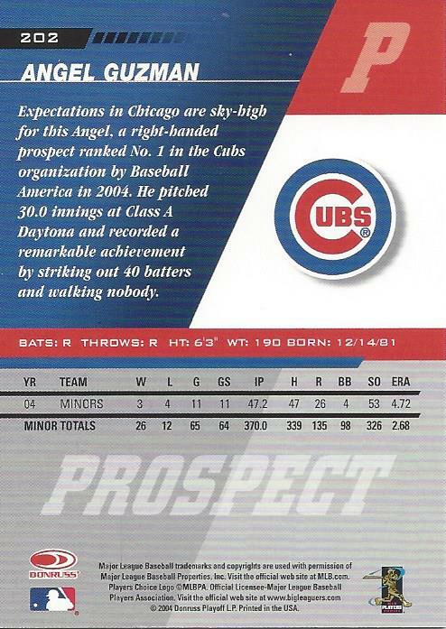 2005 Leaf Autographs Angel Guzman 202 Cubs | eBay