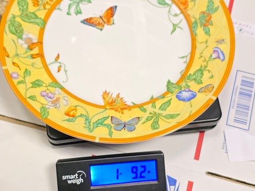 HERMES LA SIESTA PORCELAIN DINNER PLATE ~ 10 7/8 inch Dia (NO BOX) - Picture 23 of 23