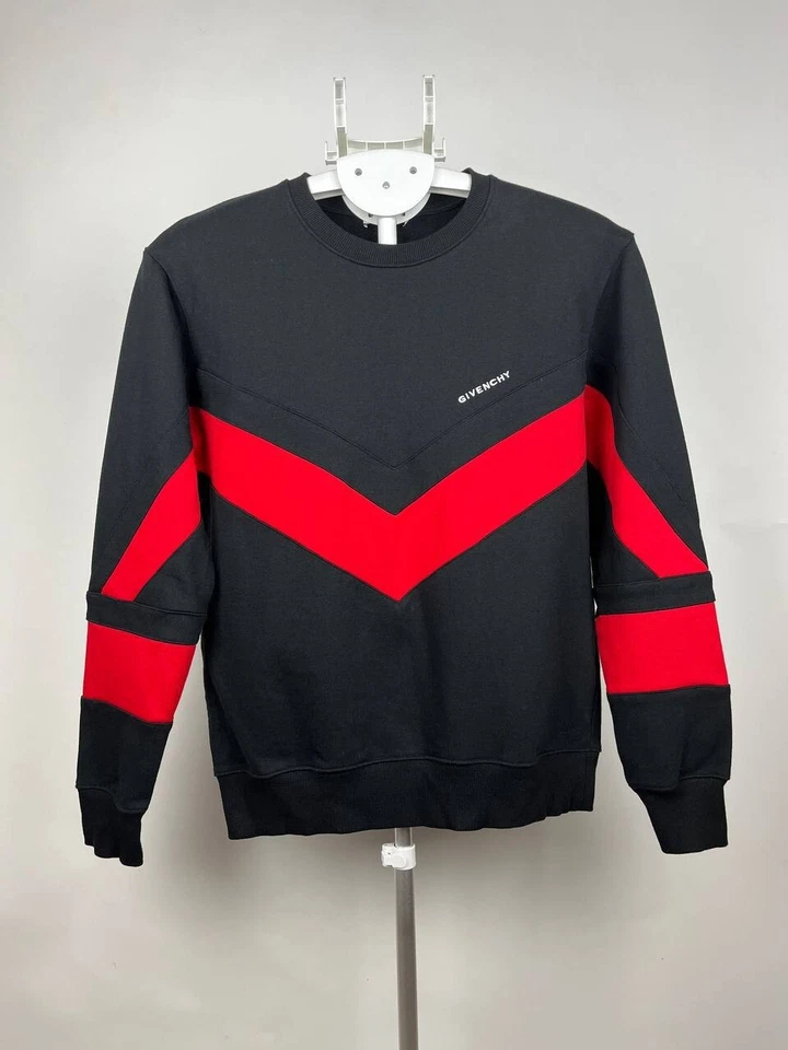 Sweat Givenchy Band Insert Crew tamanho S masculino preto/vermelho - Imagem 4 de 4