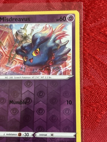 Misdreavus 058/189 Reverse Holo Astral Radiance Pokémon NM Pull to Sleeve NM/M - Picture 2 of 7