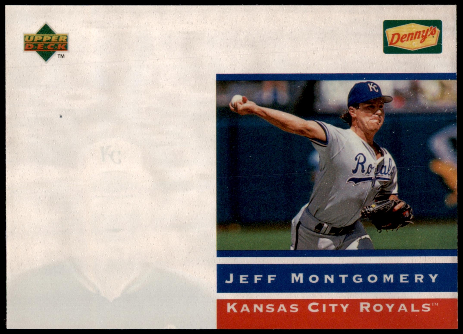 Jeff Montgomery #18 1995 Upper Deck Denny's Holograms