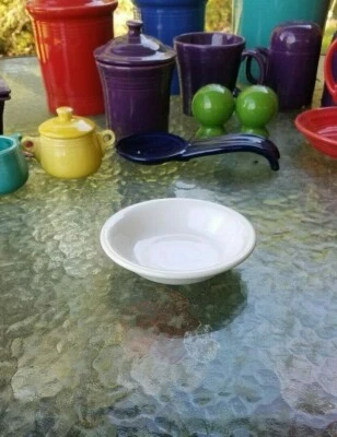 5 3/8" stacking FRUIT BERRY DESSERT BOWL white NEW FIESTA new