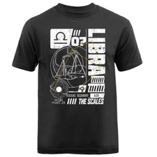 Libra Zodiac Sign Horoscope Astrological Graphic T-shirt