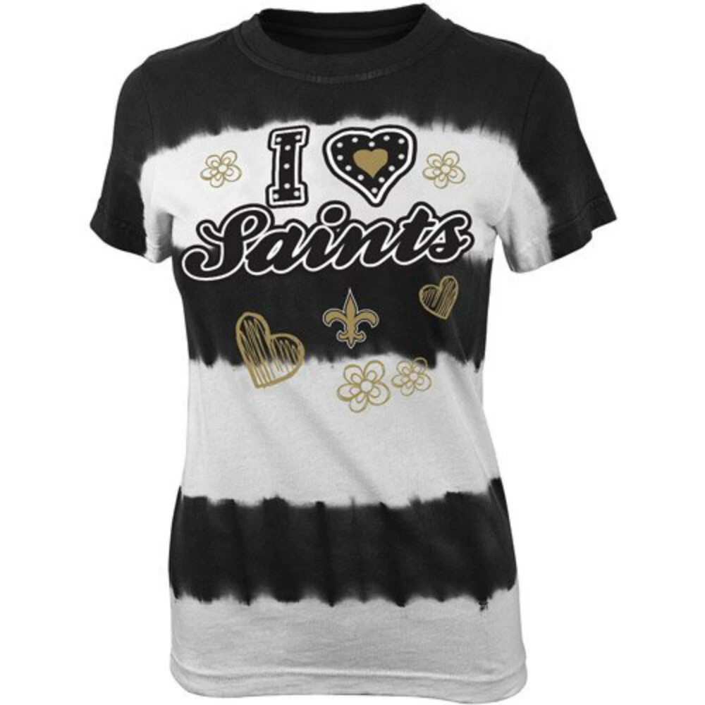 New Orleans I Love Saints Youth Girls X Large 14 16 Tie Dye