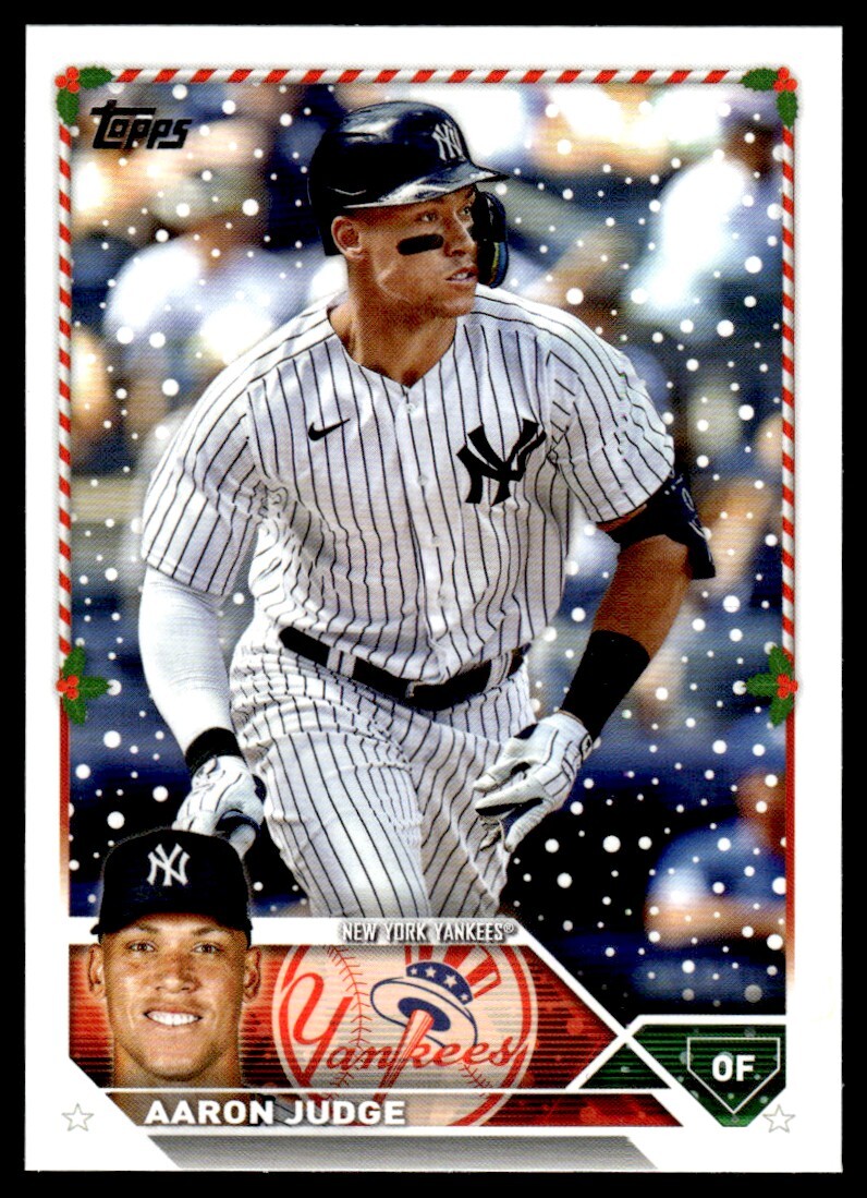 Aaron Judge 2023 Topps Holiday Card #H1 New York Yankees | eBay