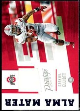 Ezekiel Elliott Card 2019 Prestige Alma Mater Jerseys Xtra Points Blue #2 
